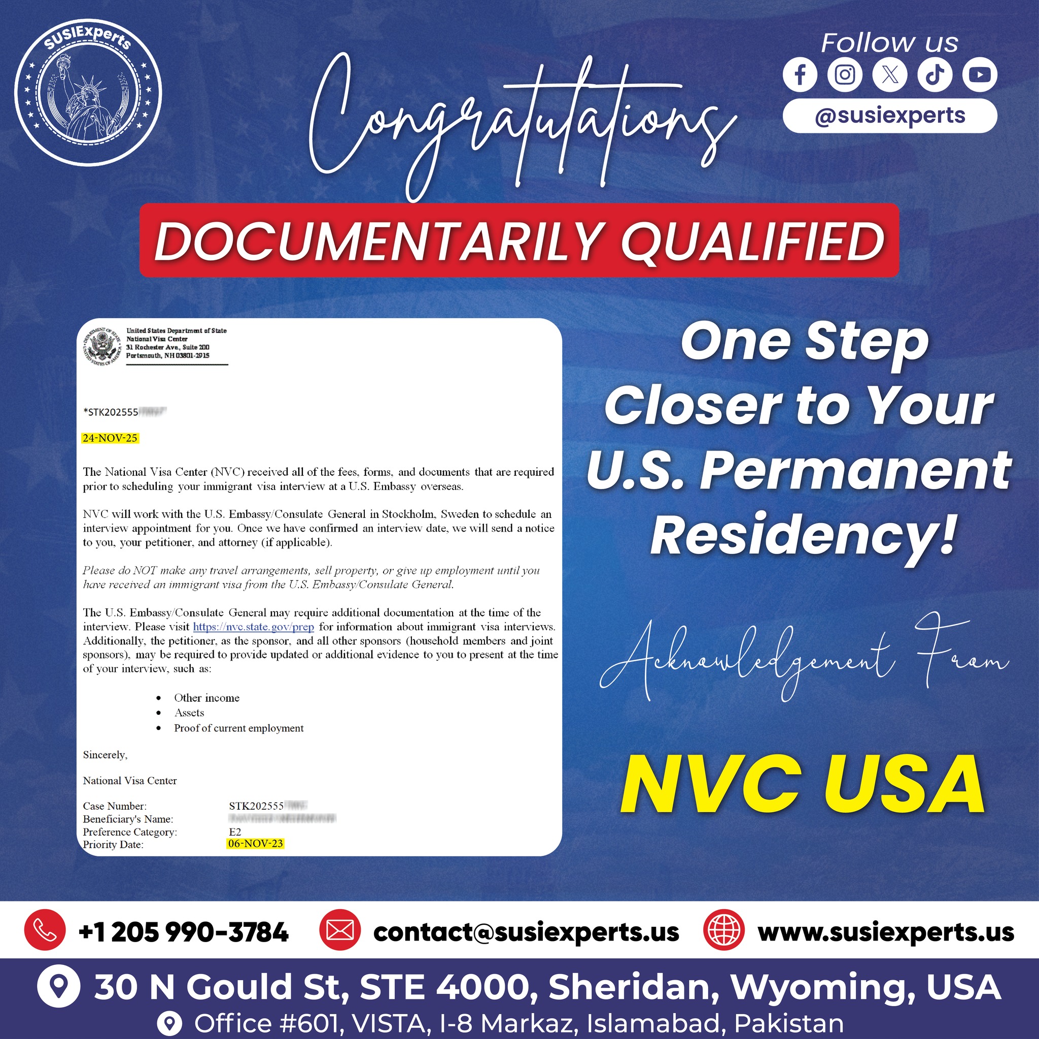 SUSIExperts - 📣 Congratulations! Another Client Documentarily Qualified ...