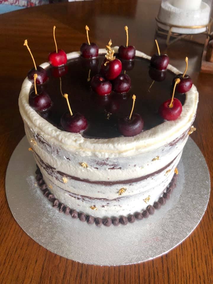 Dapper Cakes - Black Forest Cake for a friends birthday 🎂!