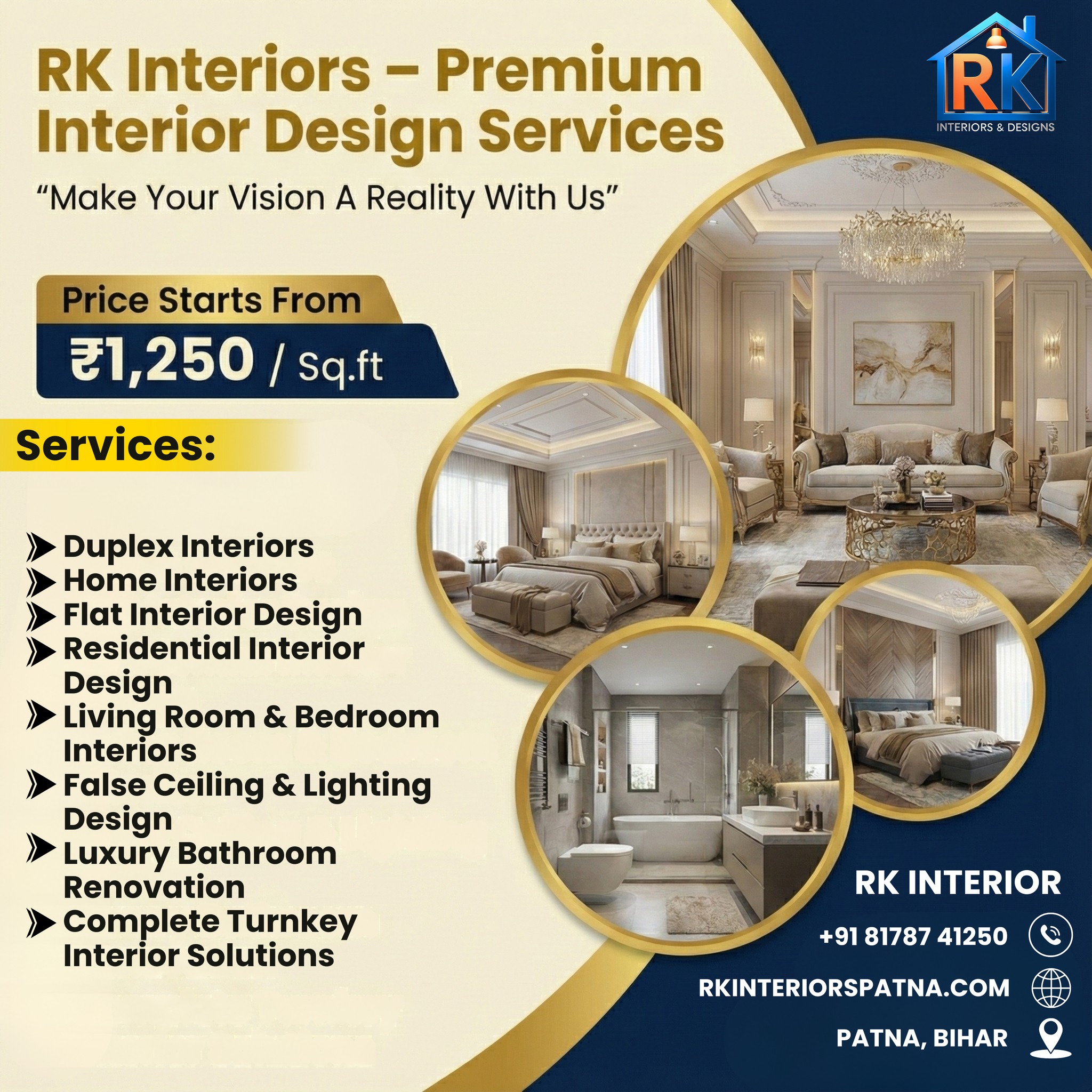 RK Interiors & Designs | Patna