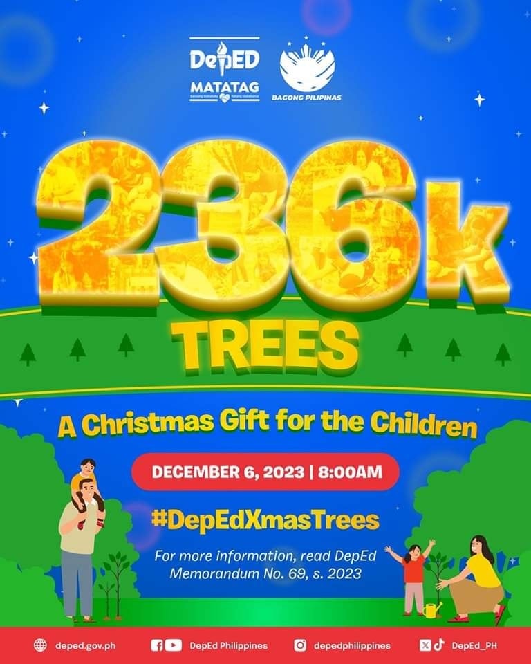 DepEd-Bataan - Today is the 236K Tree Planting Activity....