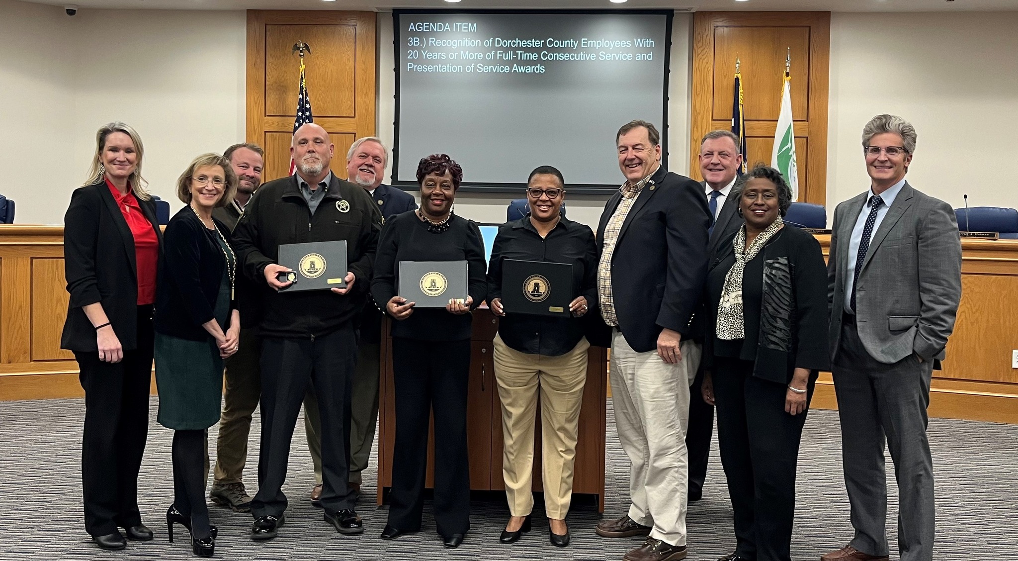 Dorchester - Tonight County Council recognized those employees who have ...