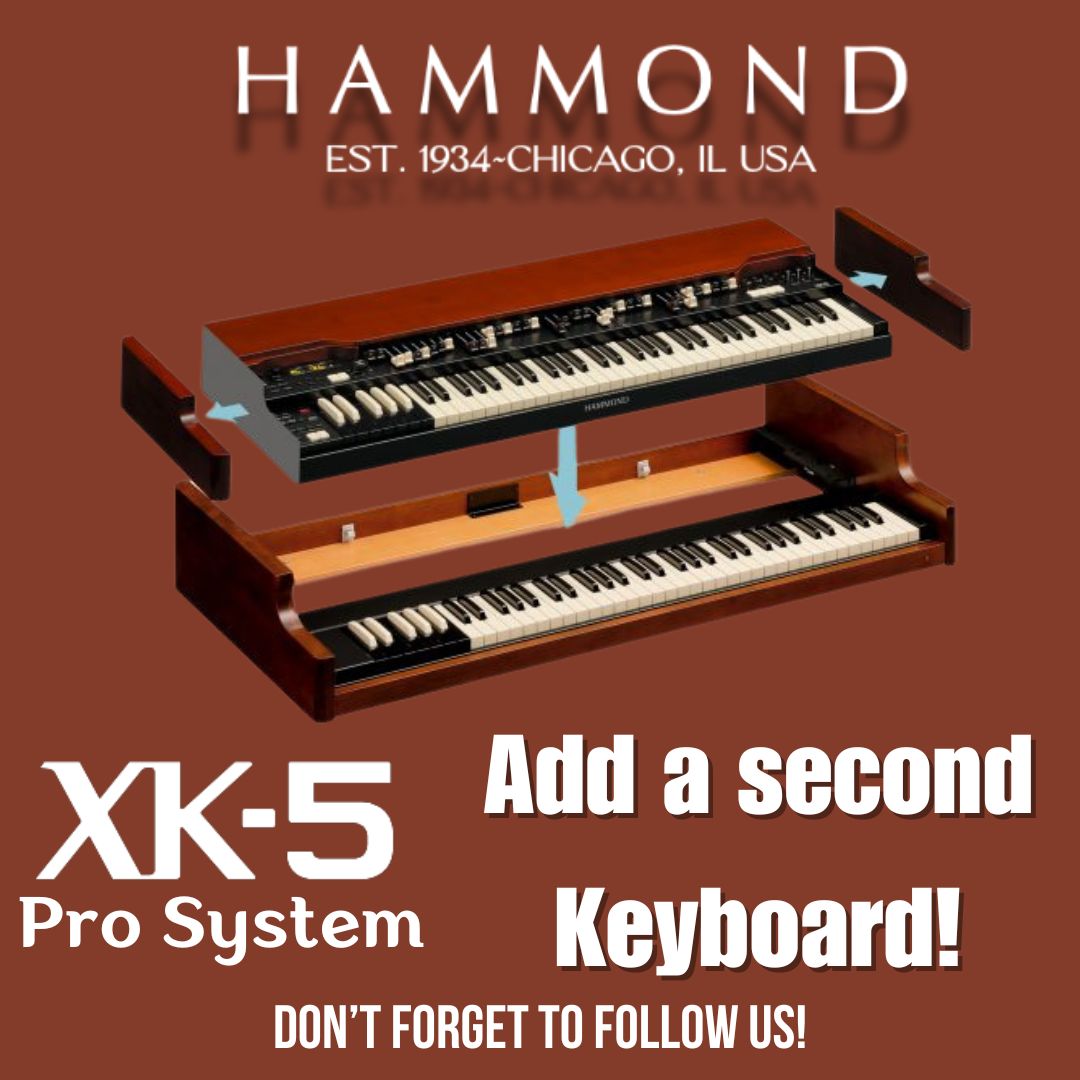 Hammond - Serious Organists need 2 61-note keyboards. We’ve got you ...
