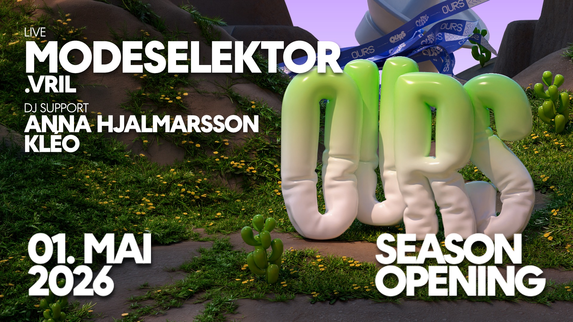 OURS Open Air - SEASON OPENING 2026 w/ Modeselektor (live)