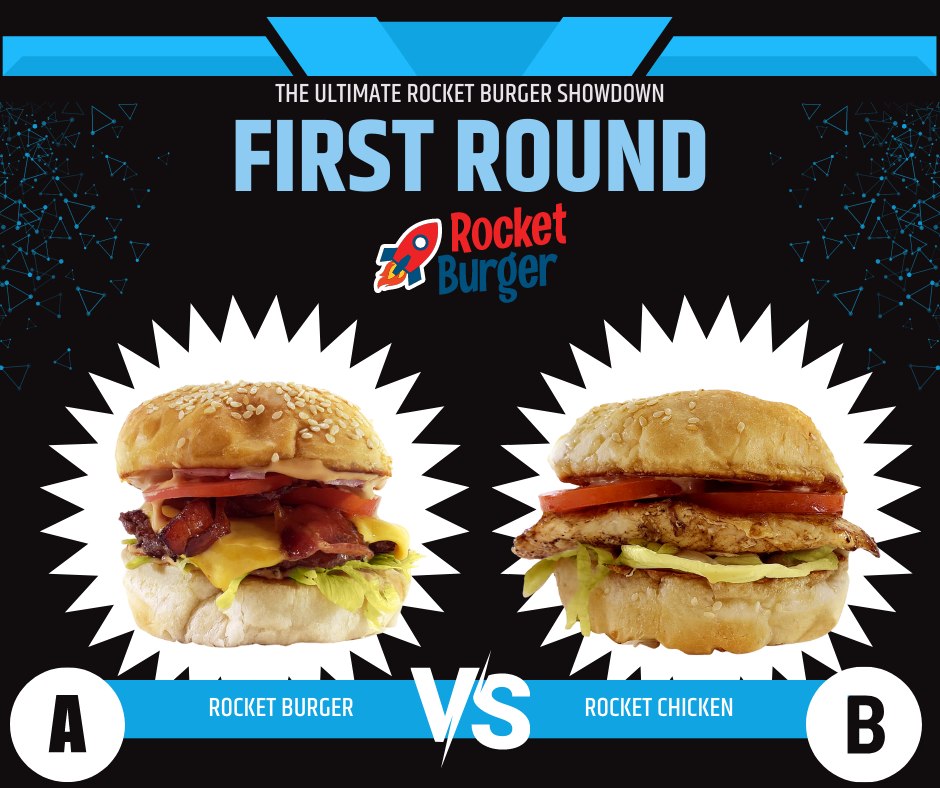 Rocket Burger - 🍔🐔 ROUND 1: Rocket Burger 🆚 Rocket Chicken...