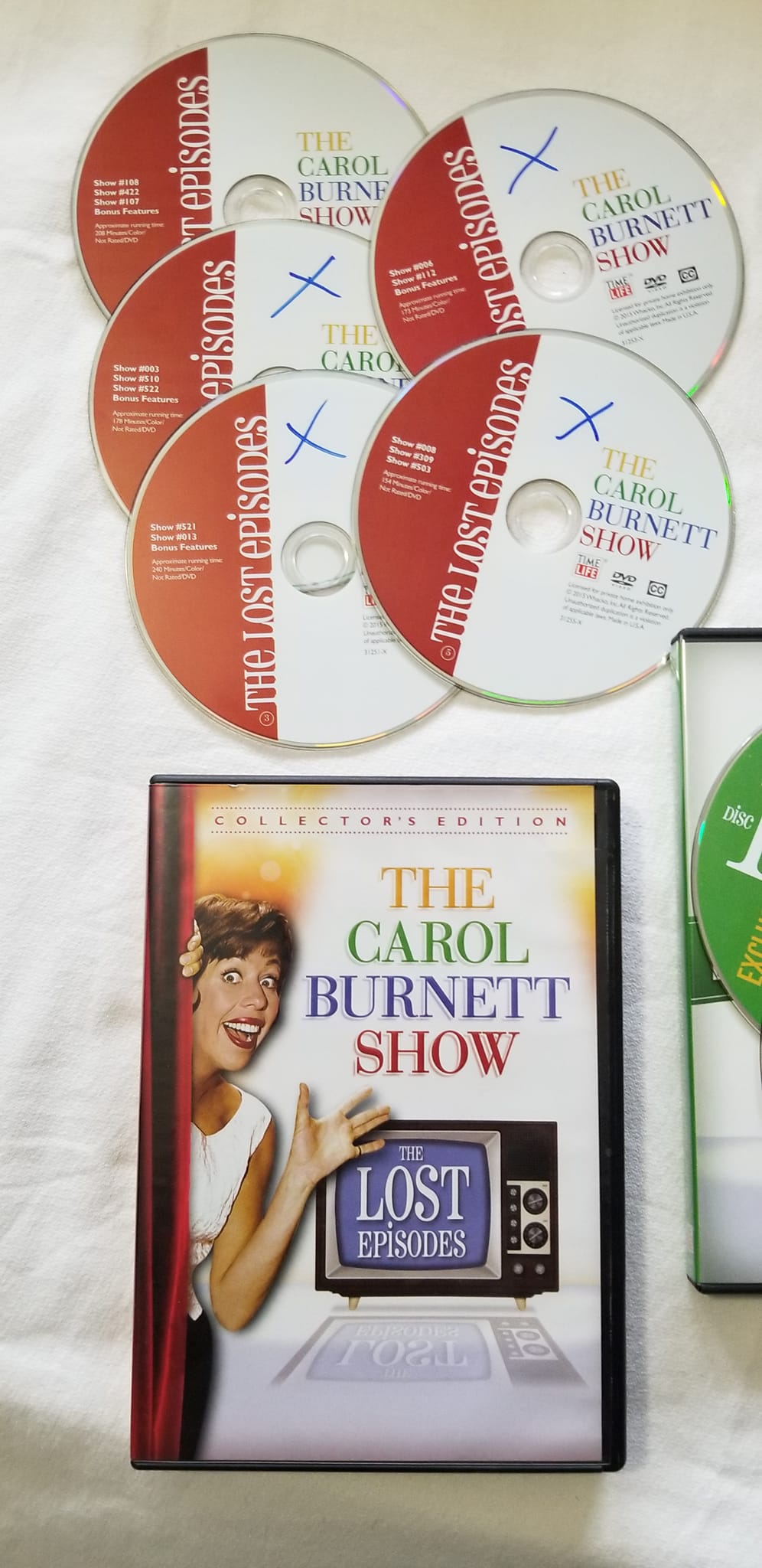 Rare business card size DVDs with single TV episodes