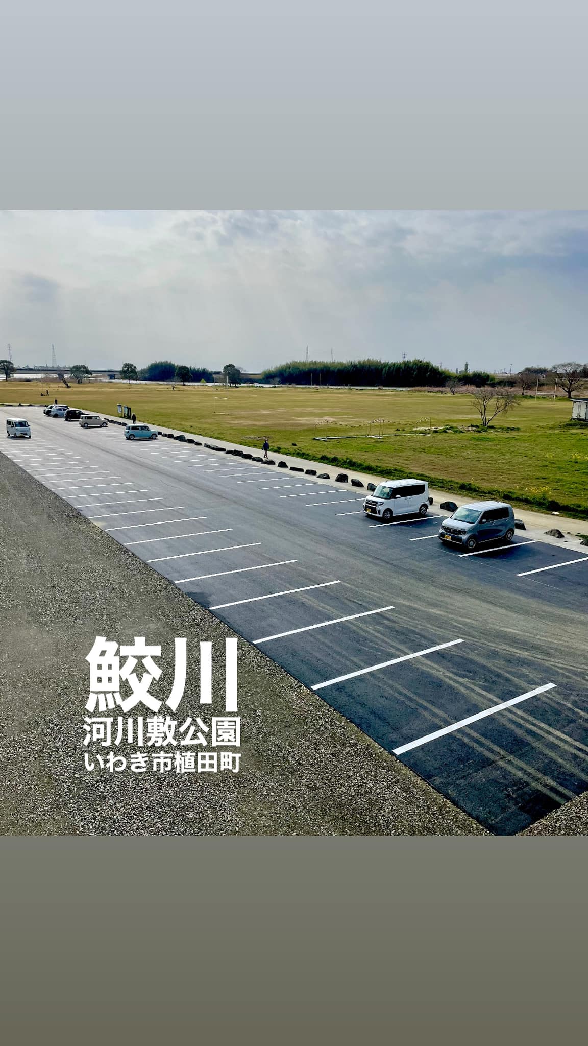 鮫川 河川敷 公園