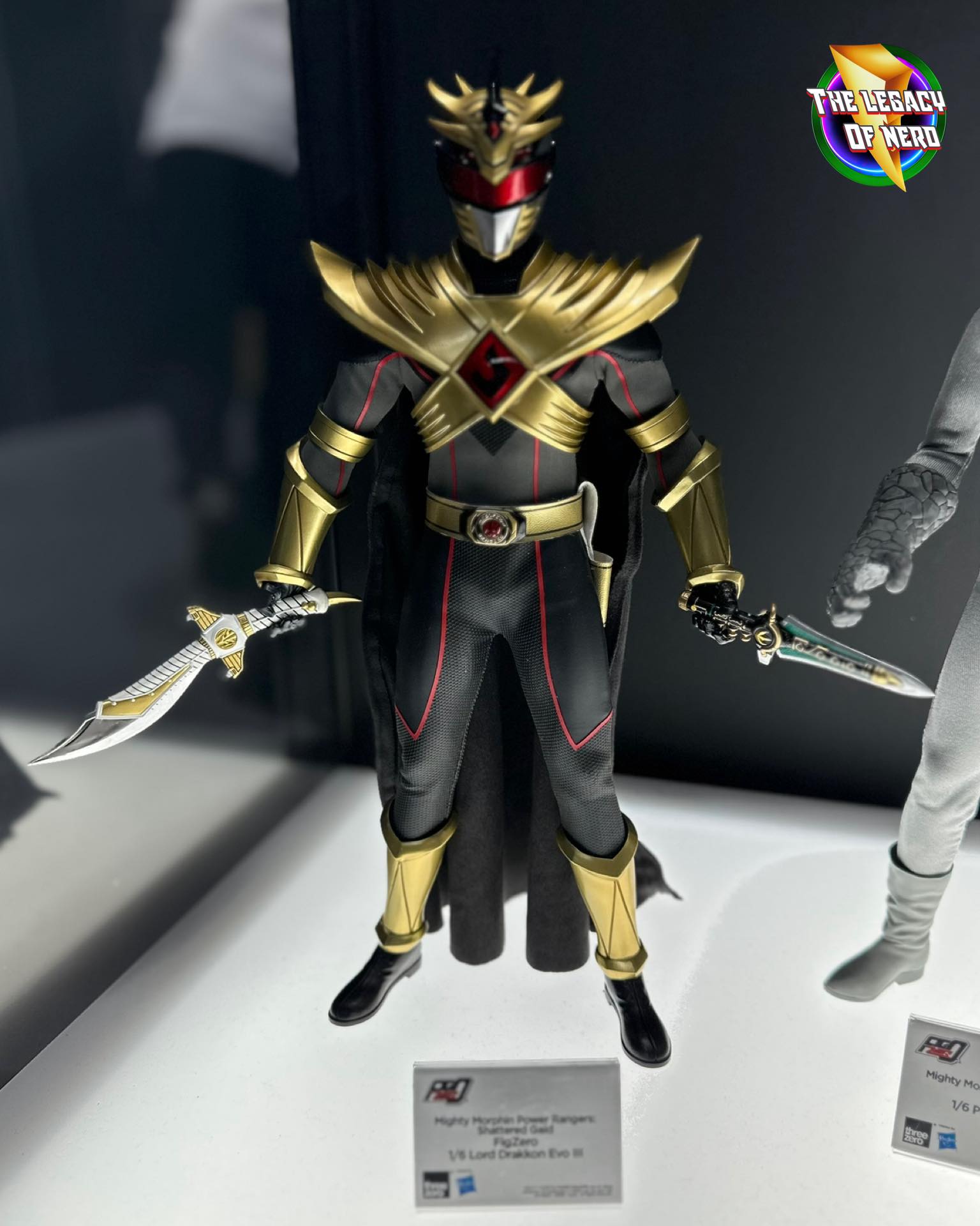 New Mighty Morphin Power Rangers Lord Drakkon Evo III ThreeZero 