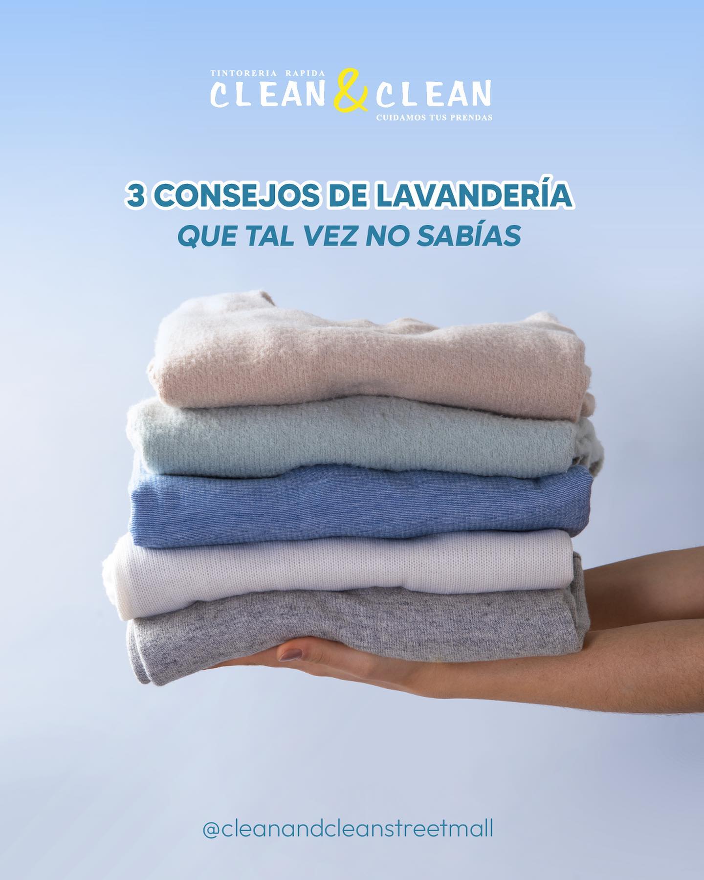 Sabemos que lavar ropa y... - Clean&Clean Street Mall | Facebook