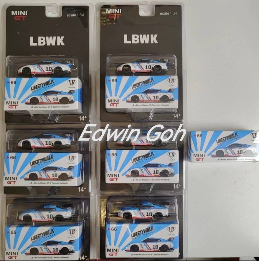 LB*WORKS Magic Pearl R35 MINI GT model