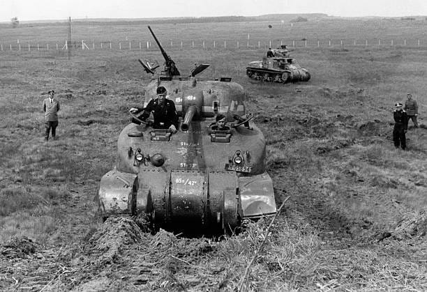 M4A3 Sherman tank at Yuma Proving Grounds
