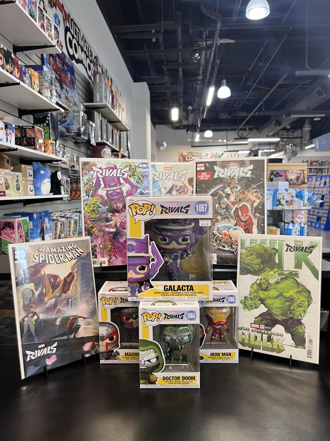 Jarvis, go pickup those pops! Marvel Rivals Funko Pops have