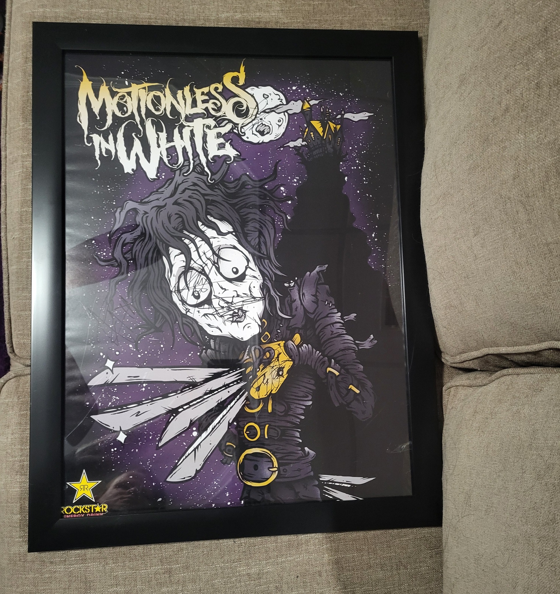 Adding to Motionless in White signed poster collection