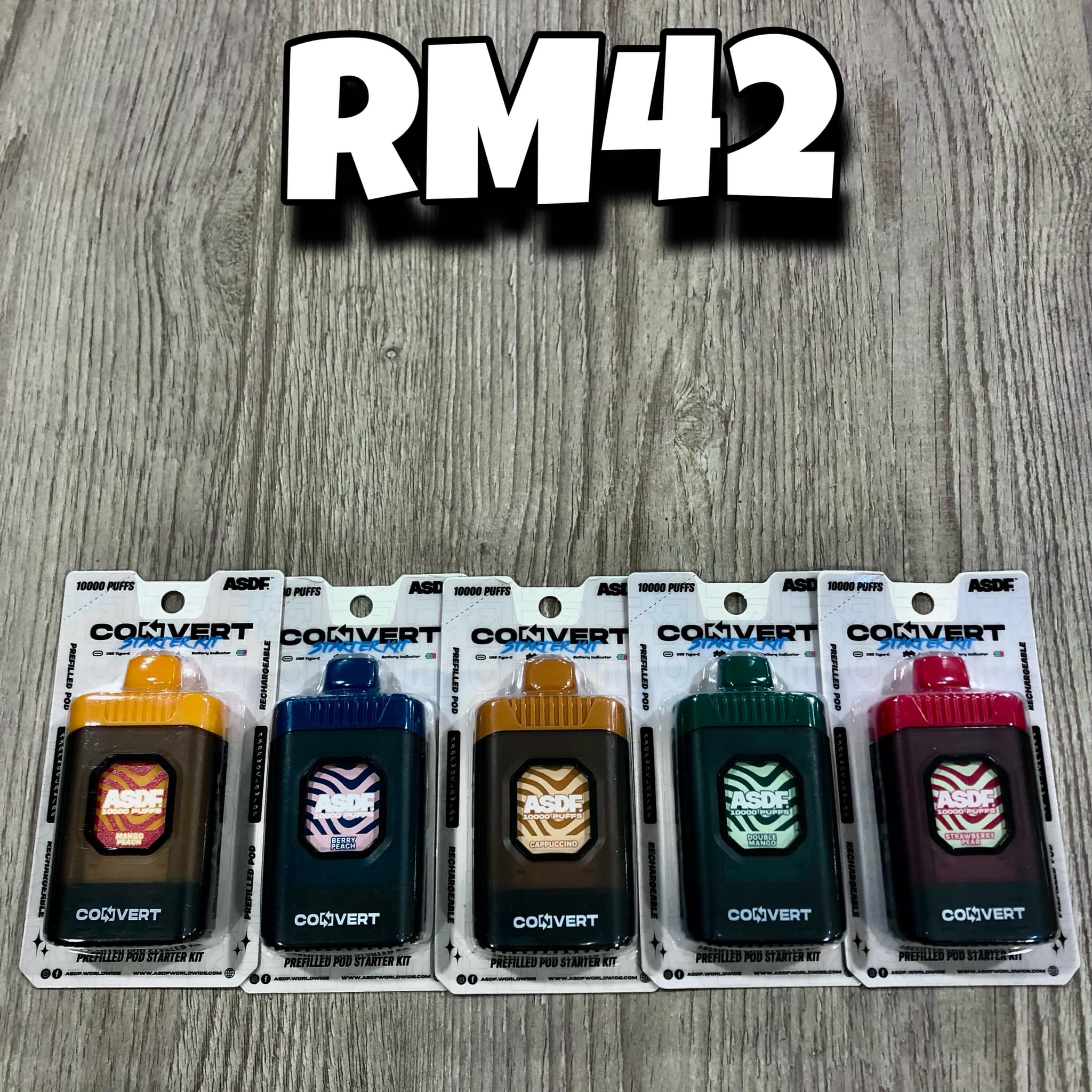 VAPE MURAH - 🔥 CONVERT BY ASDF PRE-FILLED POD 10k PUFF...