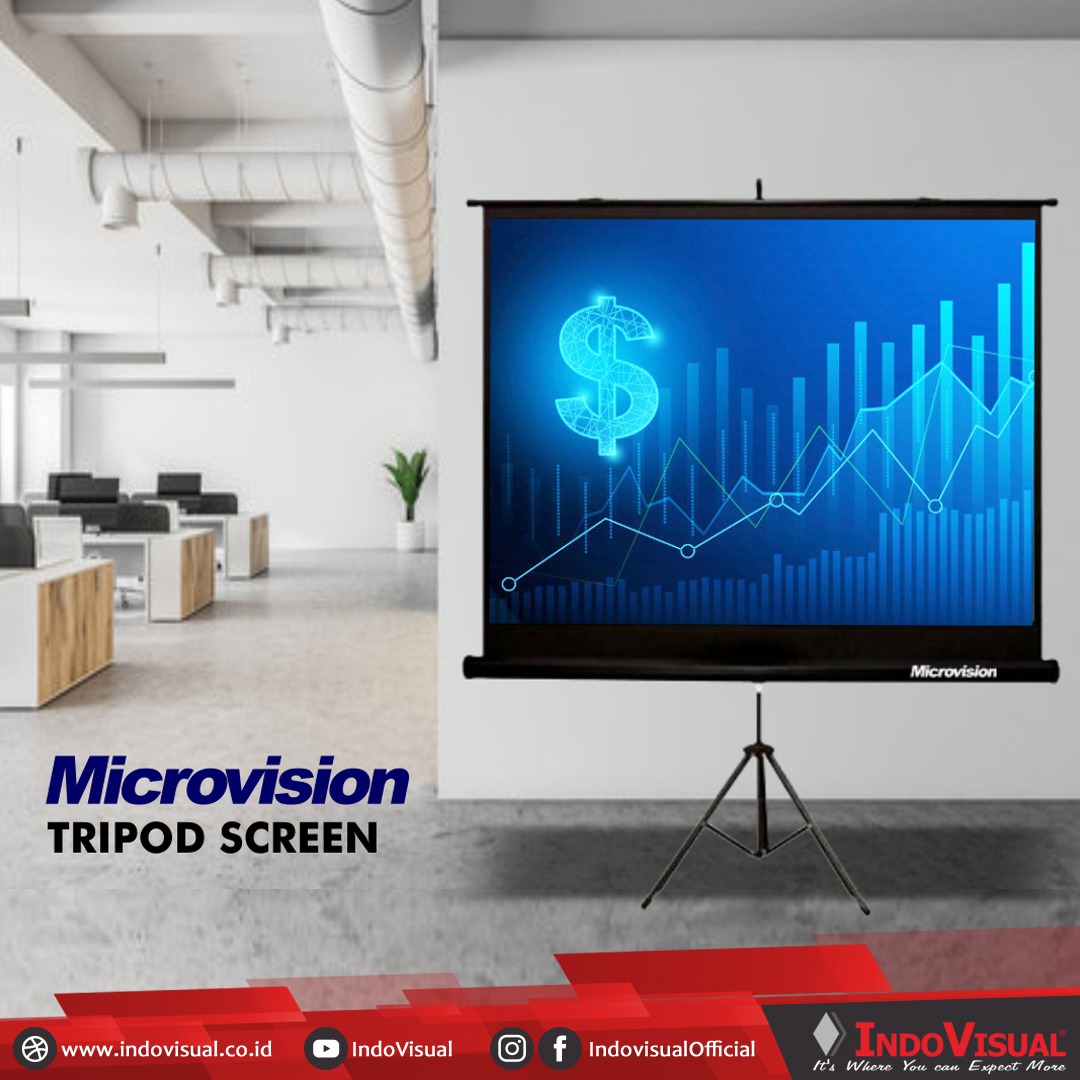IndoVisual - Microvision Tripod Screen adalah layar... | Facebook
