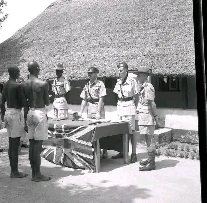 History_Daily - Soldiers of the 82nd (West Africa) Division recruit ...