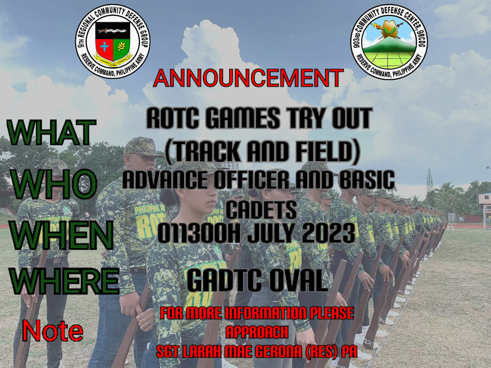 Gov. Alfonso D. Tan College ROTC Unit 2019-2020 | Tangub City