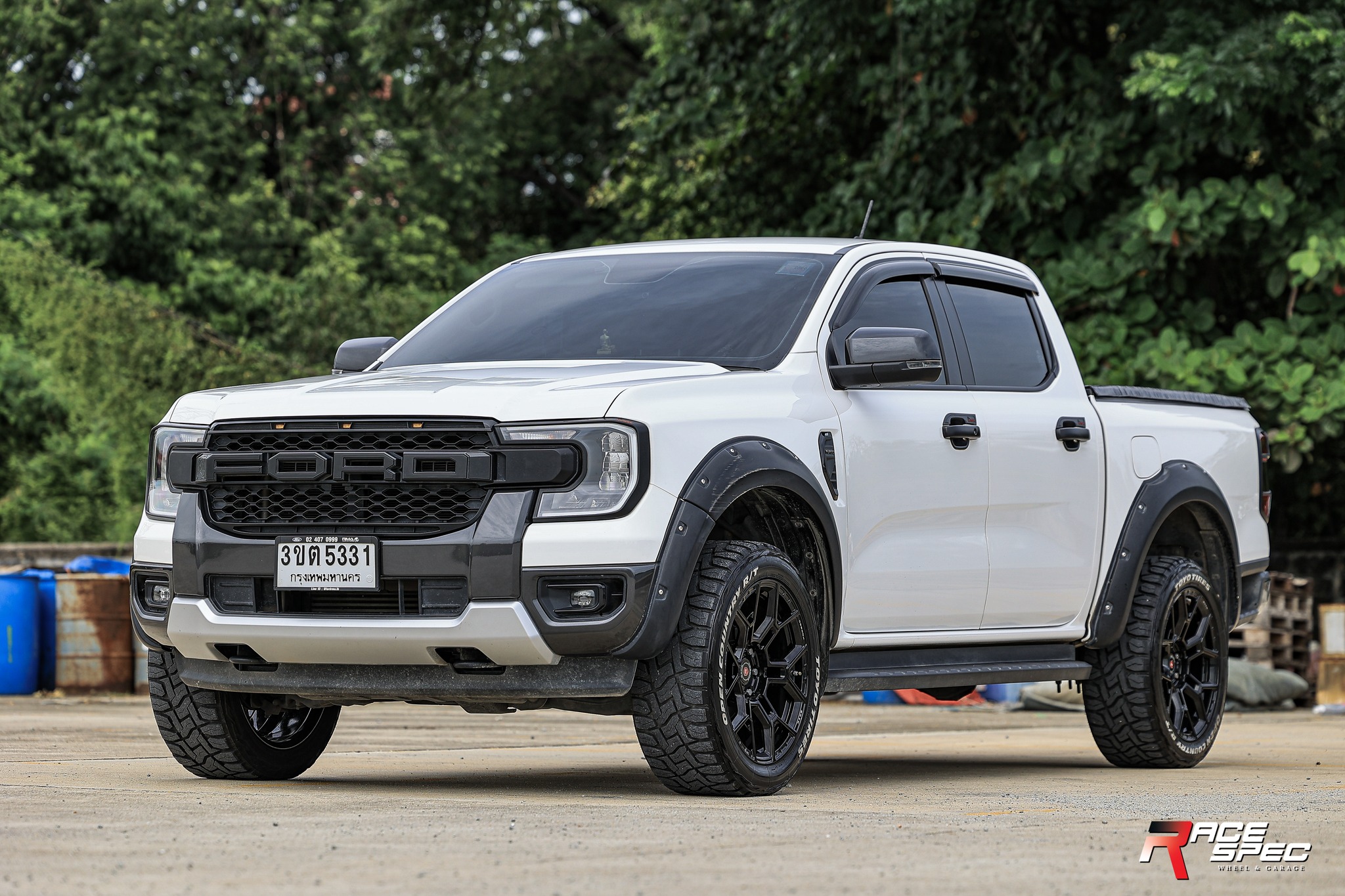 Ford Ranger Next-Gen จัดล้อยางชุดใหม่ - ล้อแท้ Raceforged RX05 20x9.5 6 ...