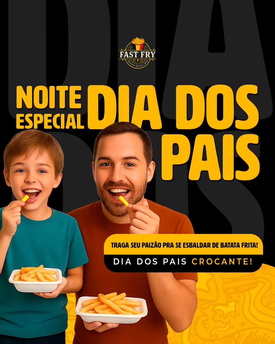 FAST FRY - 👨‍👧 Batata com sabor de homenagem! 🍟 Neste... | Facebook