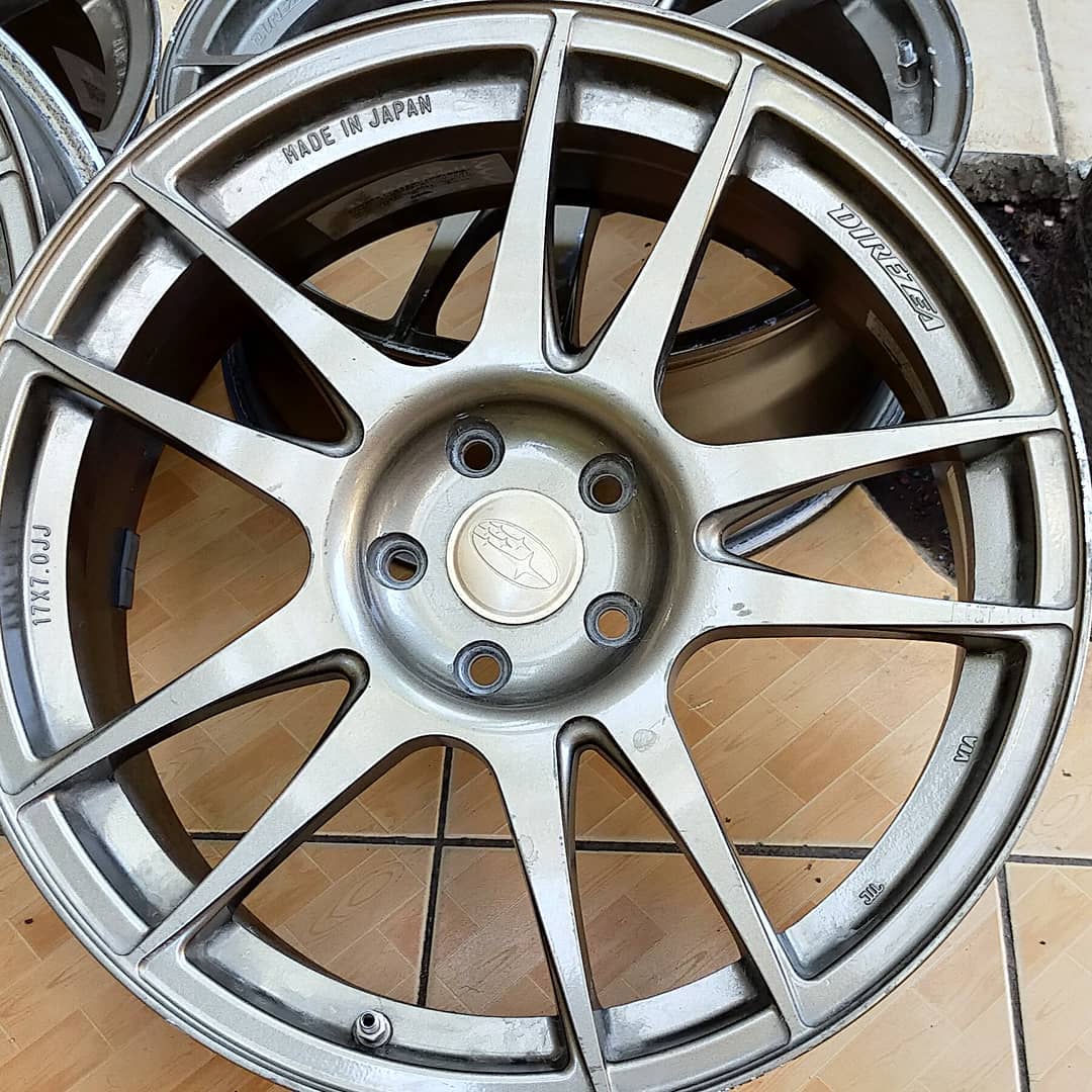 Dunlop Direzza RSC forged Light weight alloy wheels in bronze. PCD