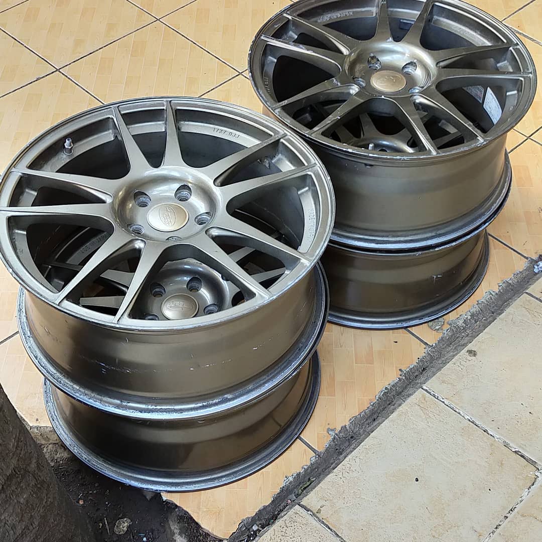 Dunlop Direzza RSC forged Light weight alloy wheels in bronze. PCD