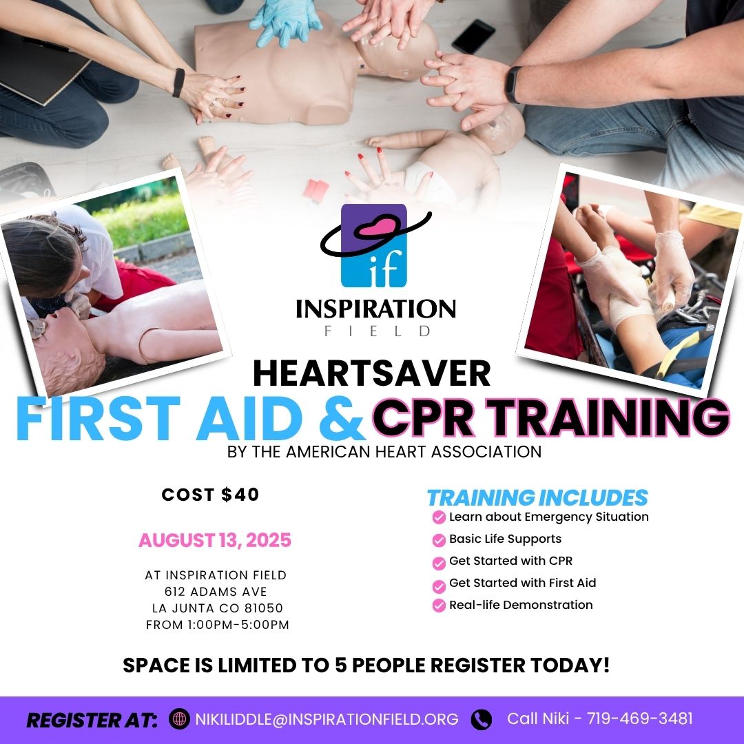 Heartsaver First Aid and CPR Training - Inspiration Field