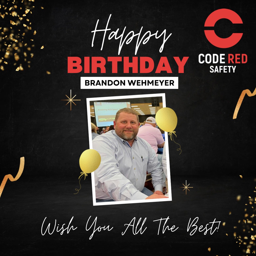 Code Red Safety - Here's to celebrating Brandon Wehmeyer’s...