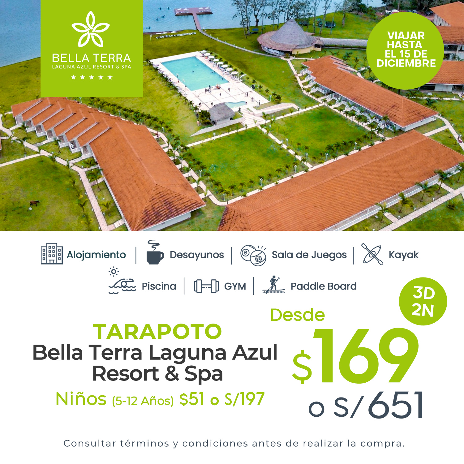 Catco - Bella Terra Laguna Azul Resort & Spa Desde USD 169 - 3D/2N ...