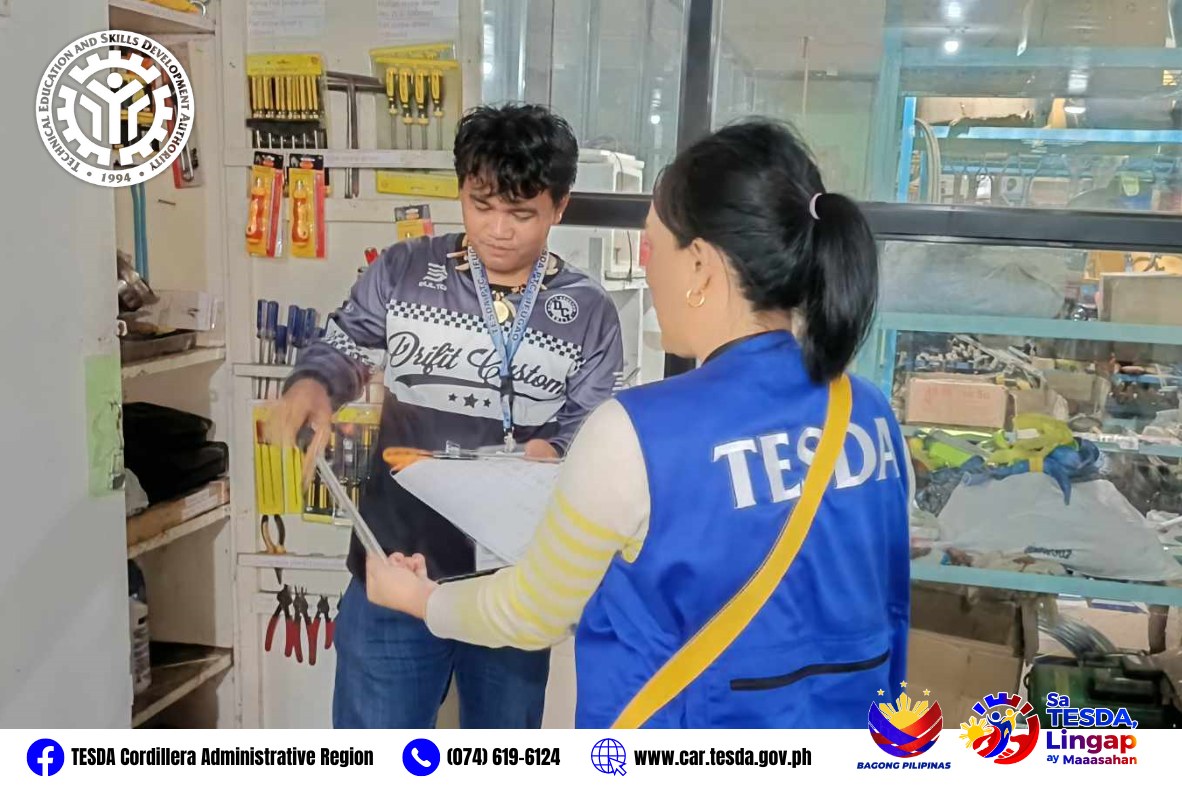 𝐎𝐜𝐮𝐥𝐚𝐫 𝐈𝐧𝐬𝐩𝐞𝐜𝐭𝐢𝐨𝐧... - TESDA-Cordillera Administrative Region | Facebook