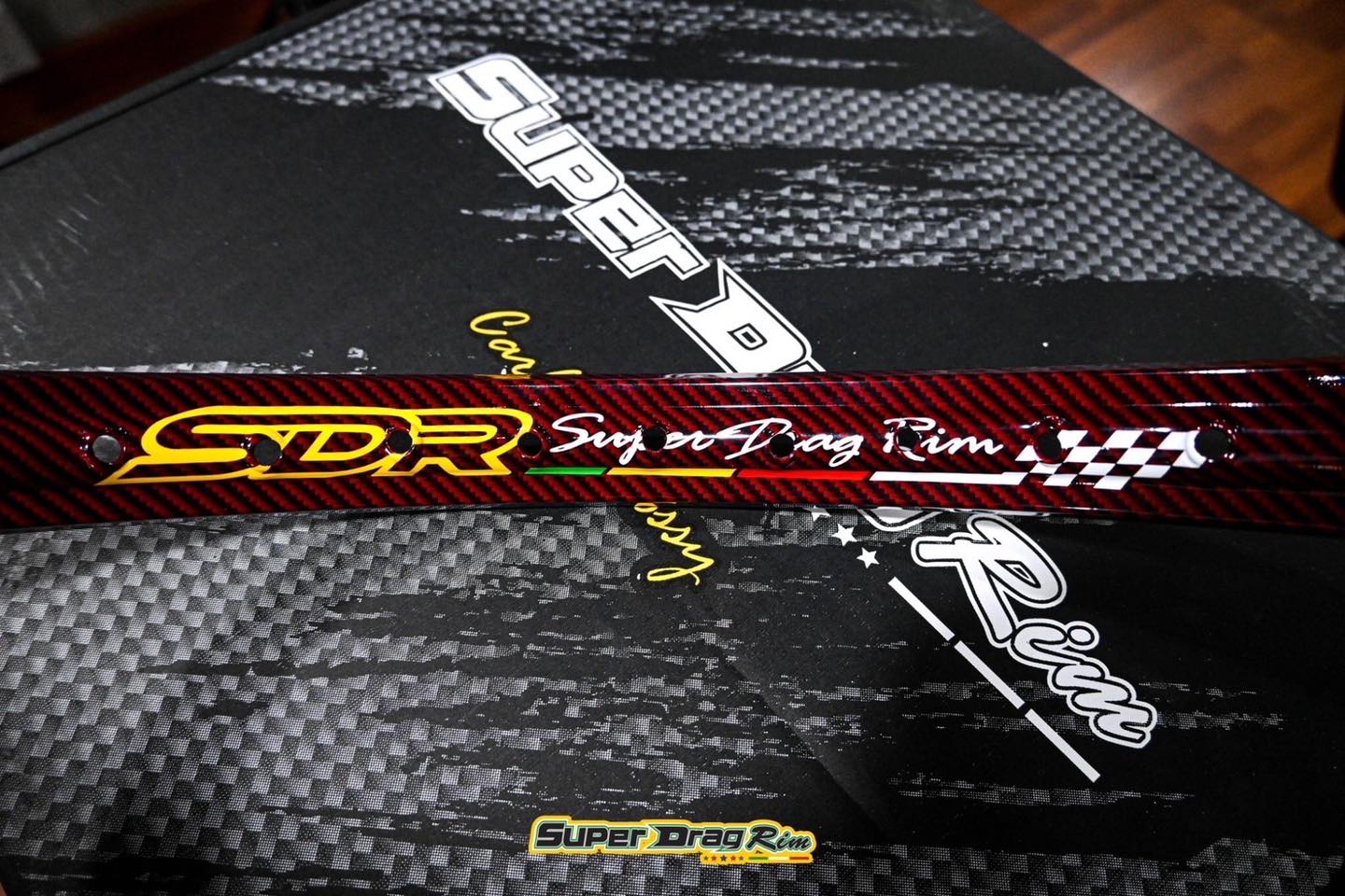 Super Drag Rim - วงล้อ ซุปเปอร์แดร็กริม Carbon glossy...