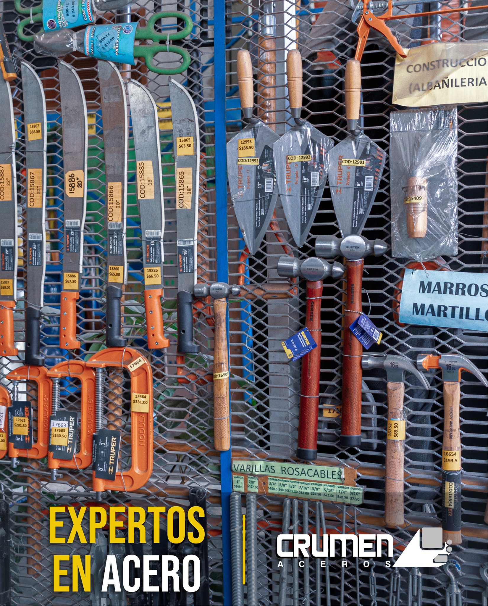 Aceros Crumen - 👨🏽‍🏭 Todo el material que necesites para...