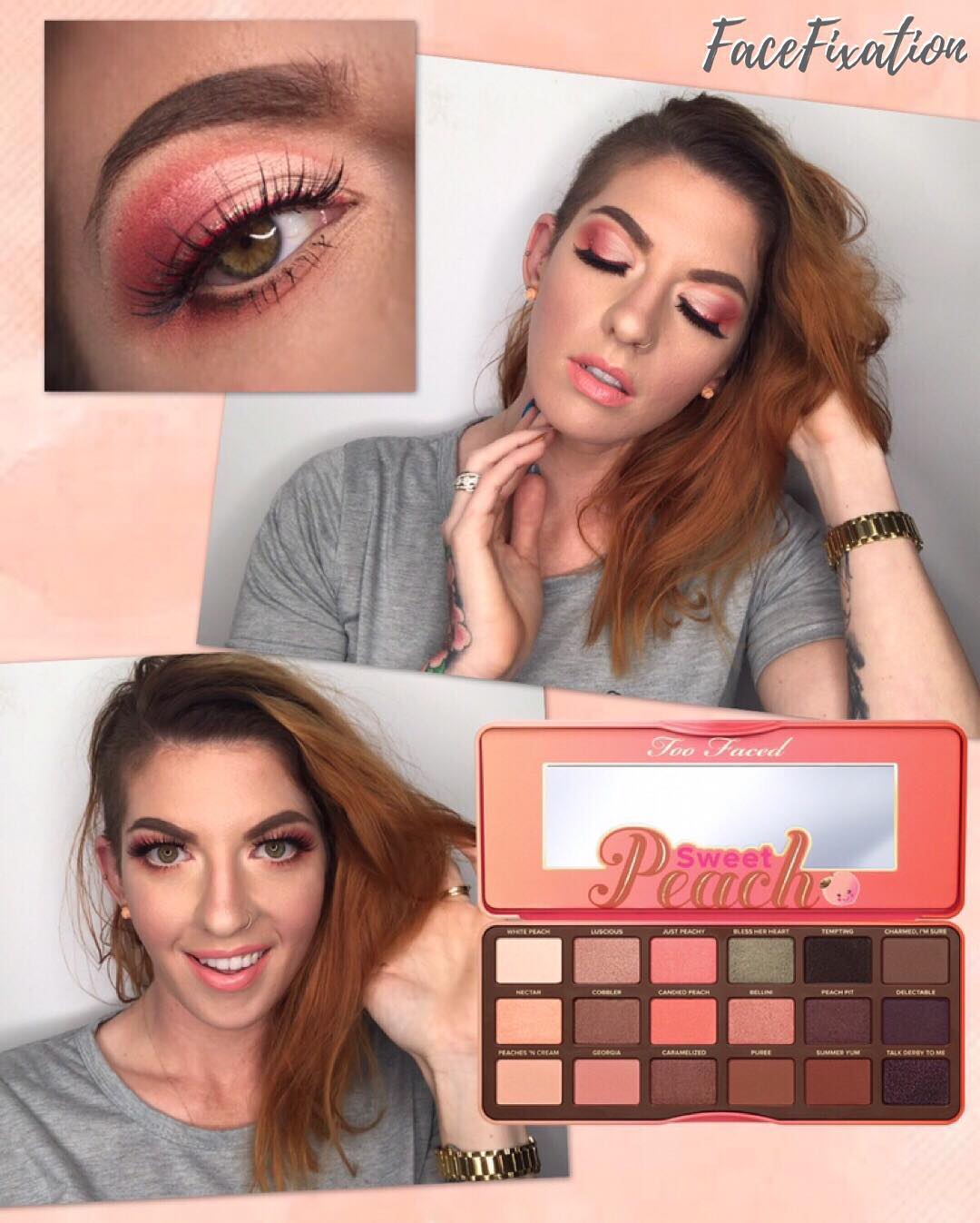 2016 beauty YouTube just entered the chat 🍑 The Too Faced Peach