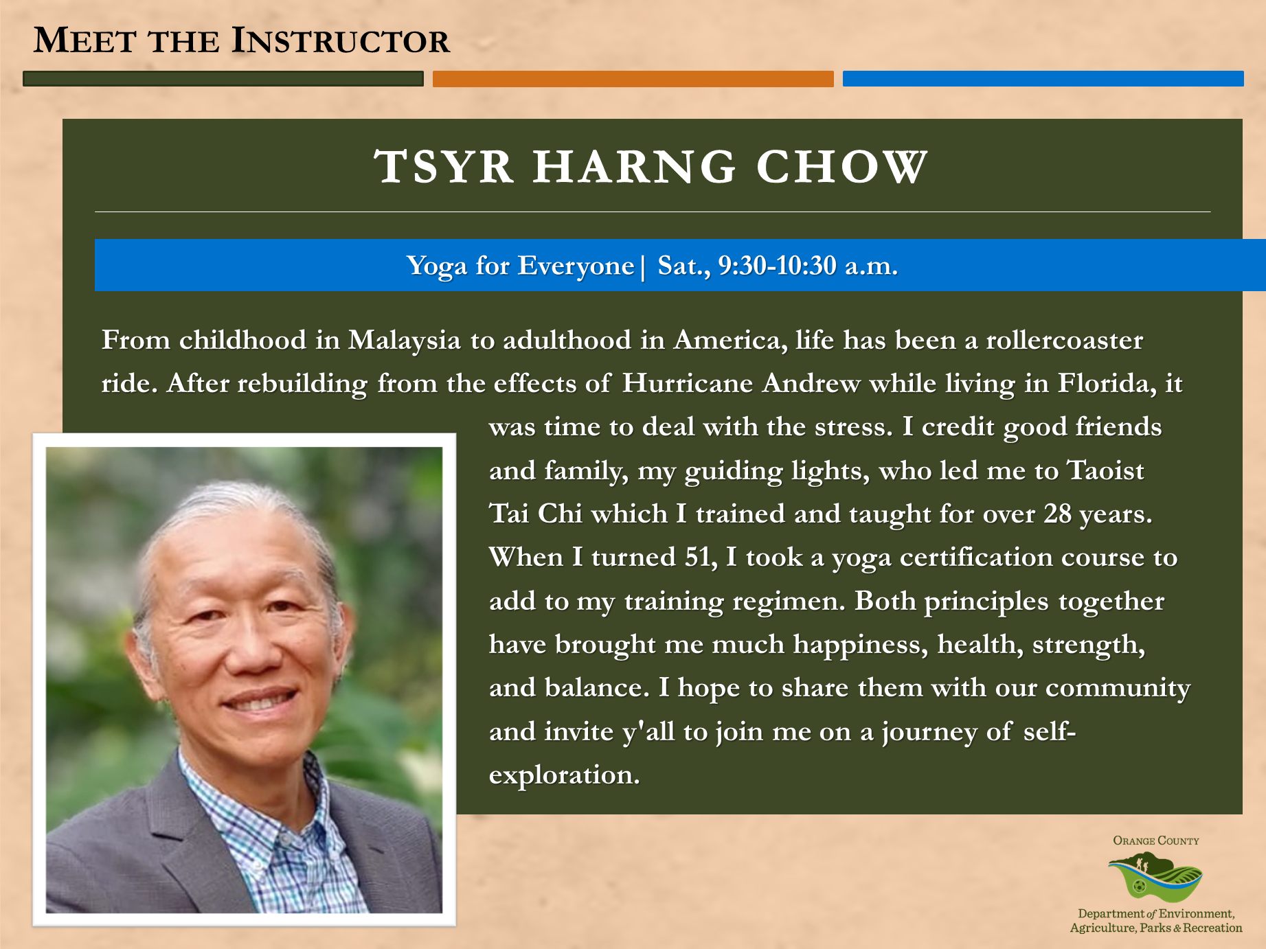 Meet the Instructor Monday:... - Orange County NC Recreation | Facebook