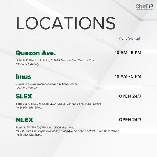 Chef P Deli - Chef P’s Buko Pie is Near You! 🗺️🥧 Find your... | Facebook