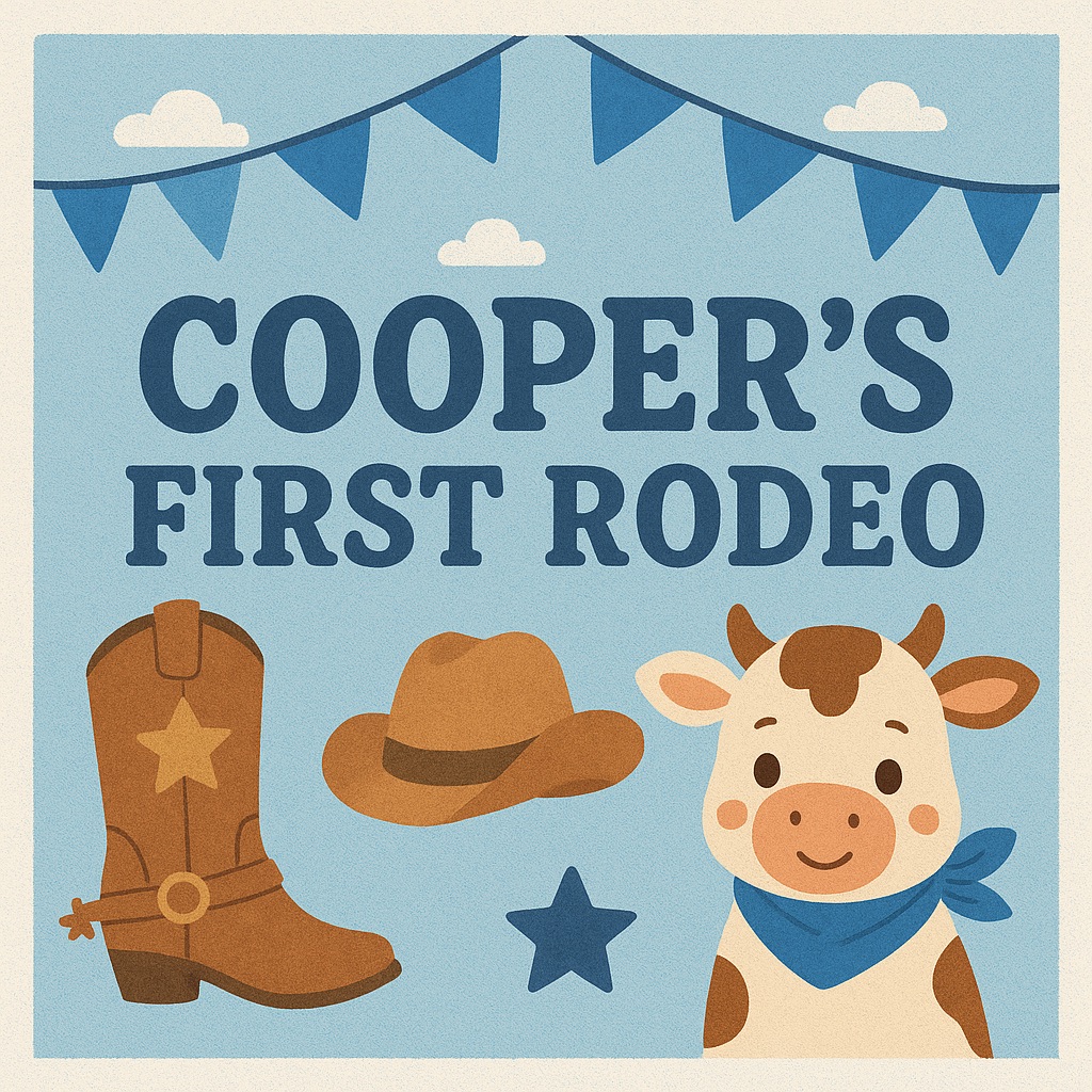 Coopers first rodeo!