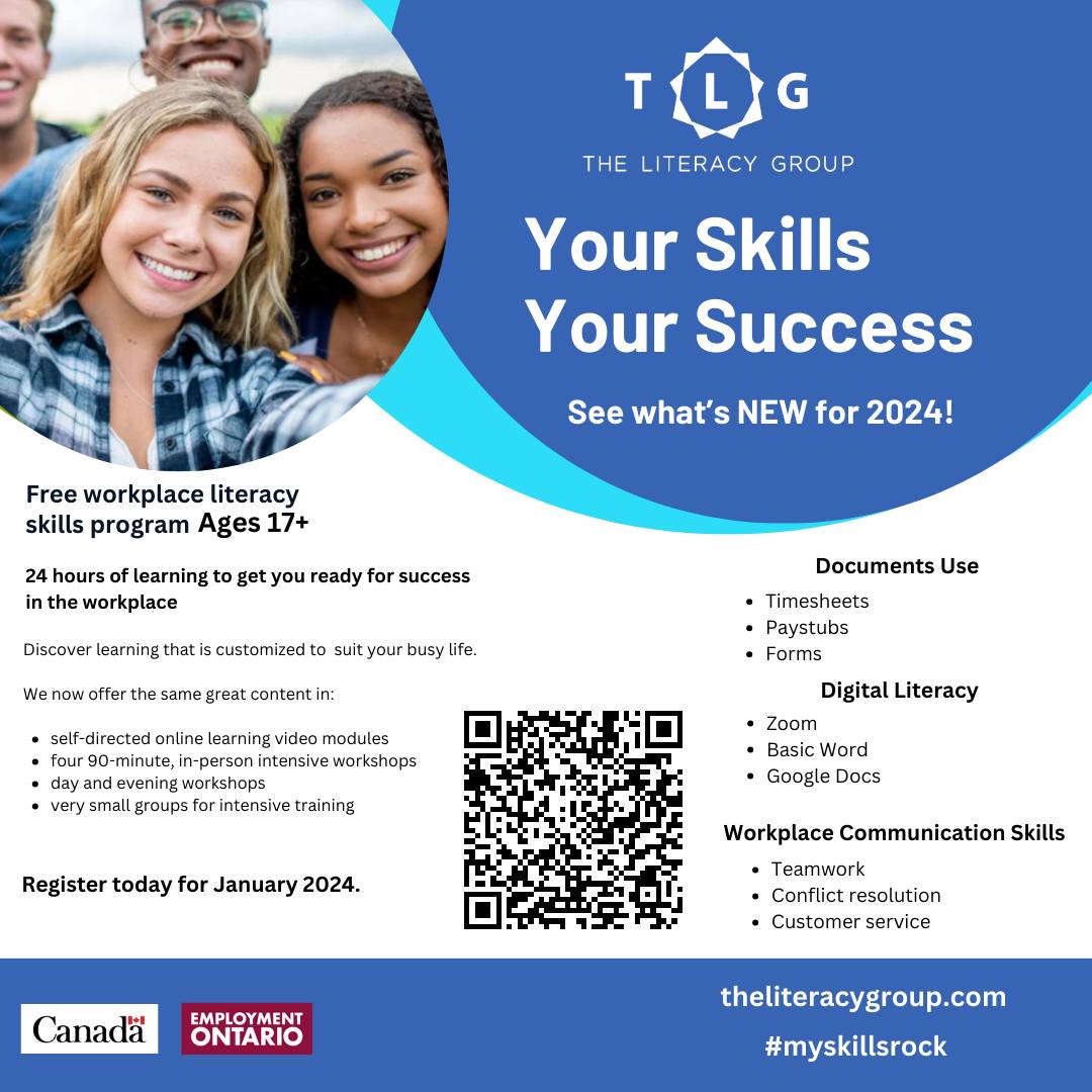 TLG is excited to share Your Skills... - The Literacy Group