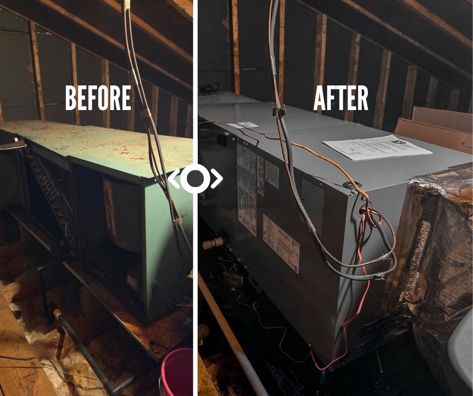 Star - 🏗️ Before vs. After: HVAC Edition 💨 See the transformation! This ...