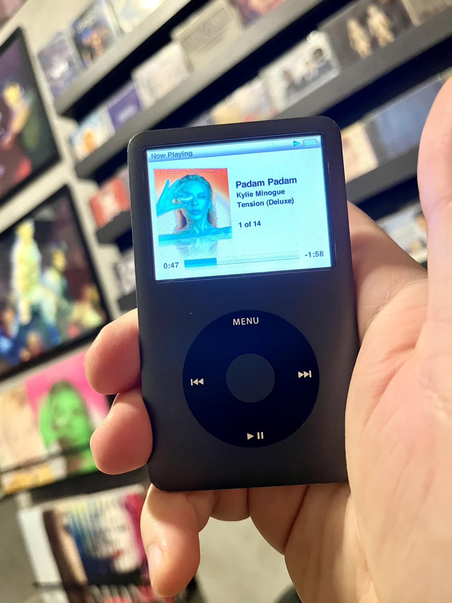 Modded iPod with 128gb SSD and longer battery life