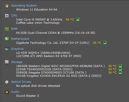 finally upgrading from z270 / i7 7700k / 1080ti