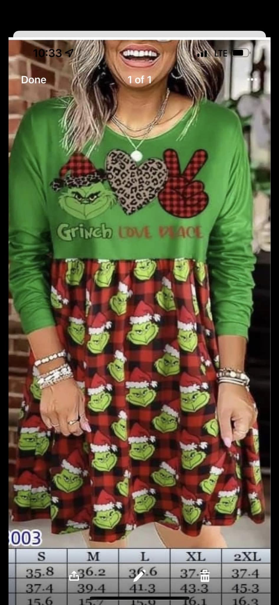 Pre-order Grinch Christmas Swiss Dot Gowns with embroidery