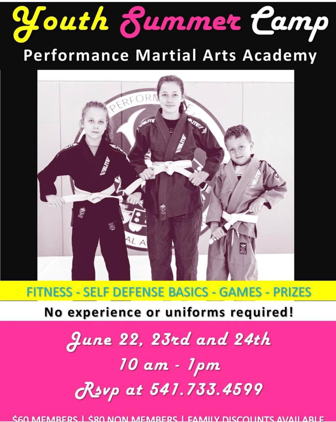 Camp is next... - Performance Martial Arts Academy: Roseburg | Facebook