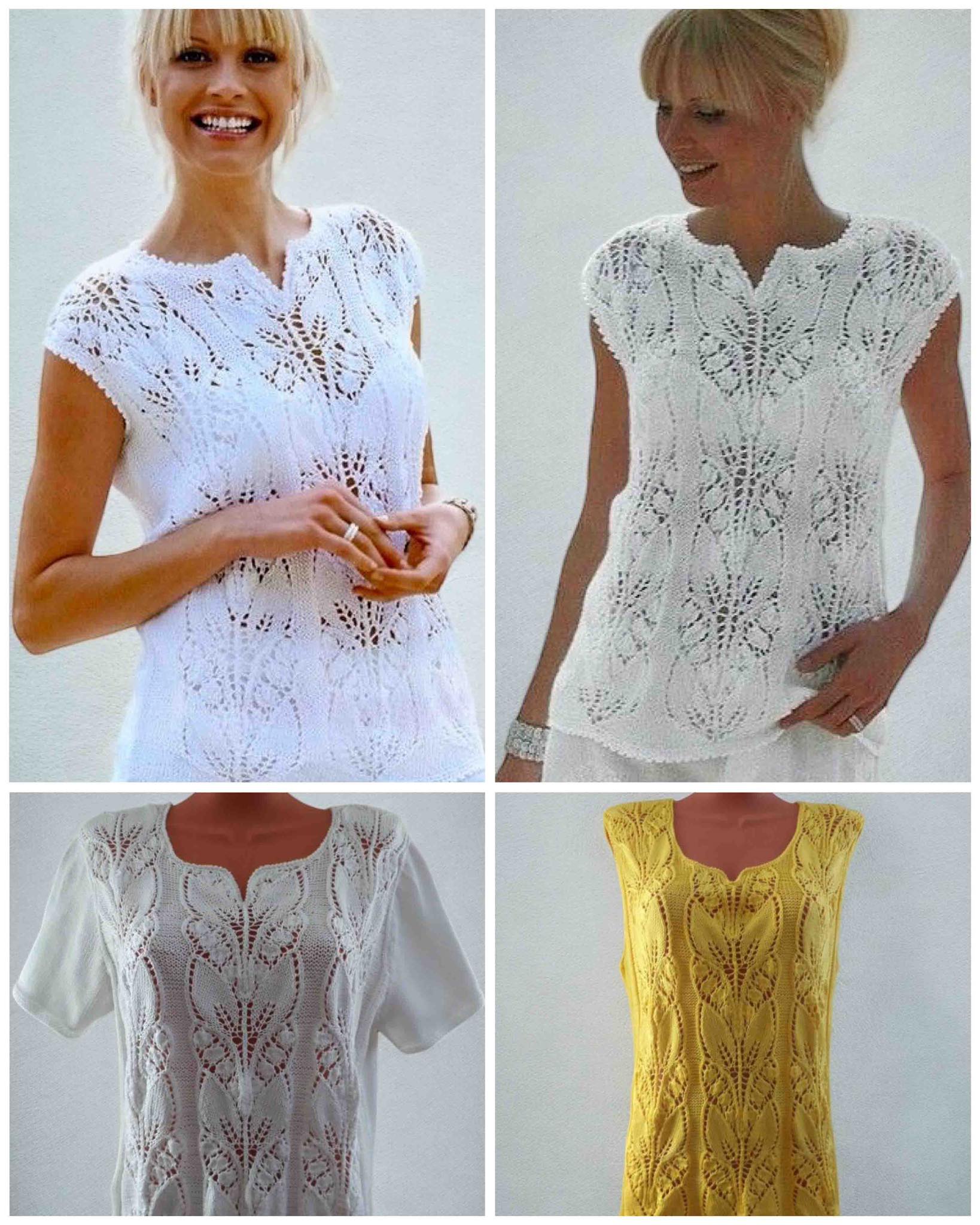 Lace Top with Lily-of-the-Valley Pattern #fblifestyle