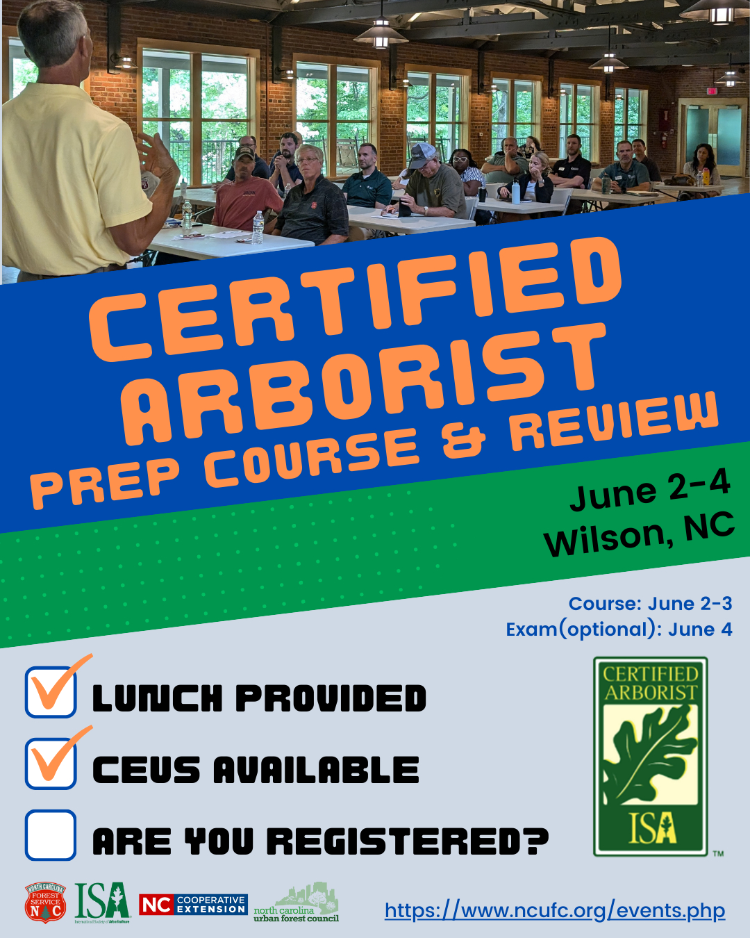 The NCUFC Certified Arborist... - NC Urban Forest Council | Facebook