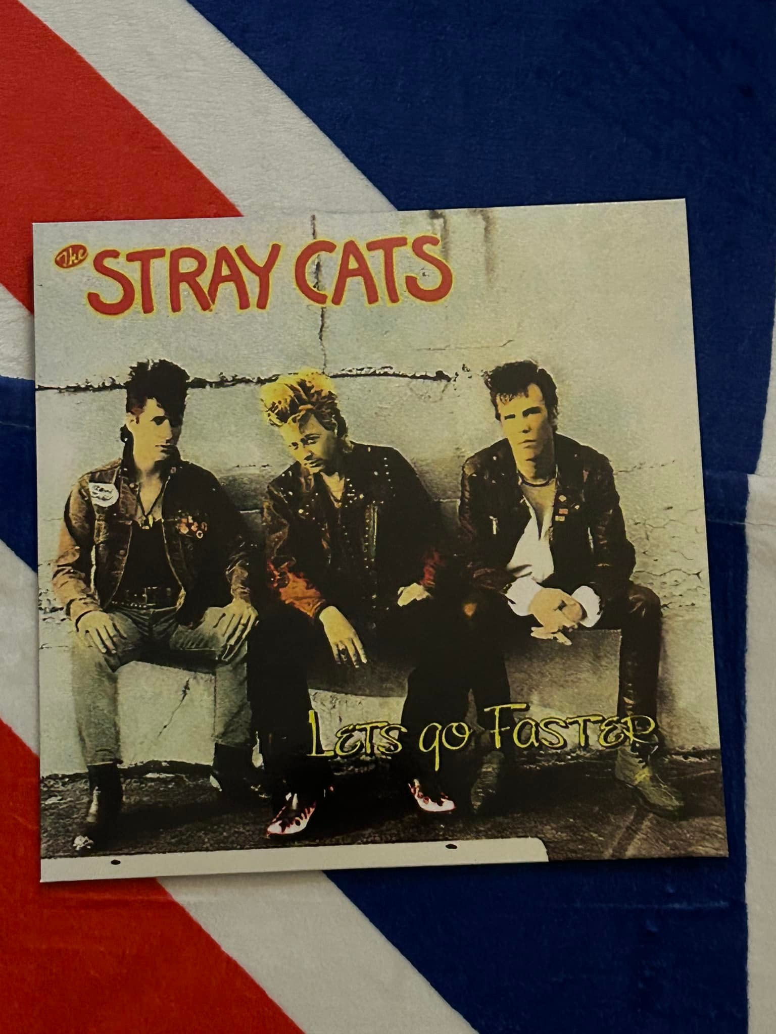 The first pressing of The Stray Cats' “Stampede / Teenage Heaven
