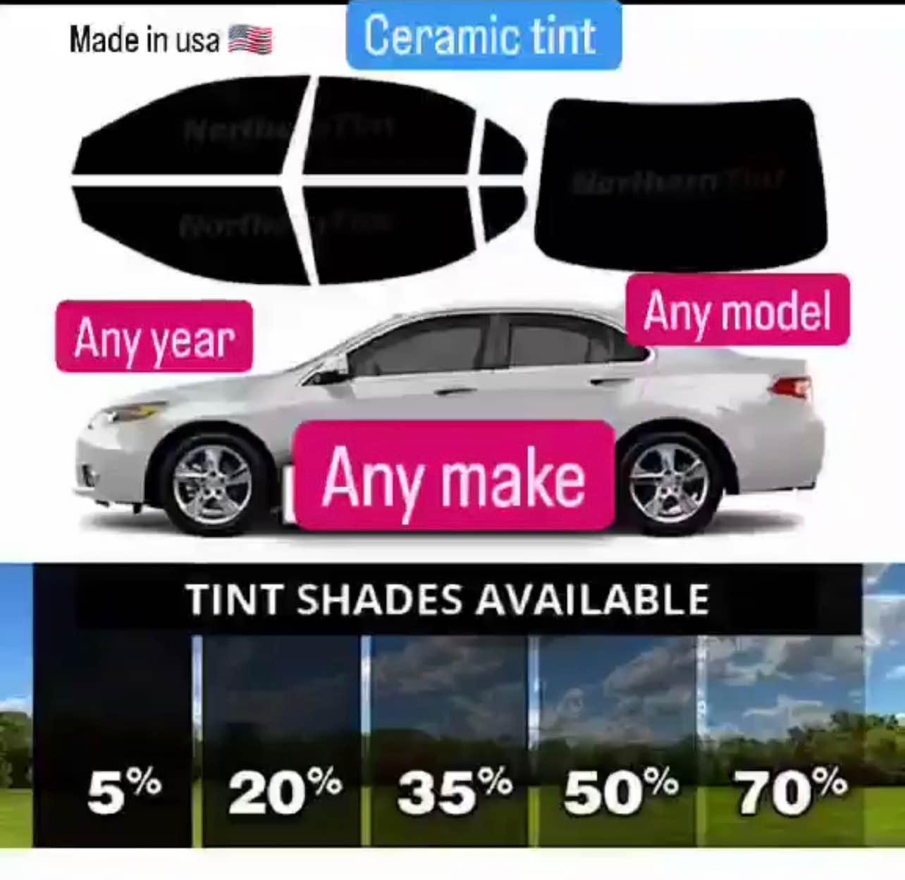 Mkbrother 5% VLT Window Tint Film Roll – 24” X 5 Ft, 2-Ply 1.5mil, Charcoal Black, 99% UV Block