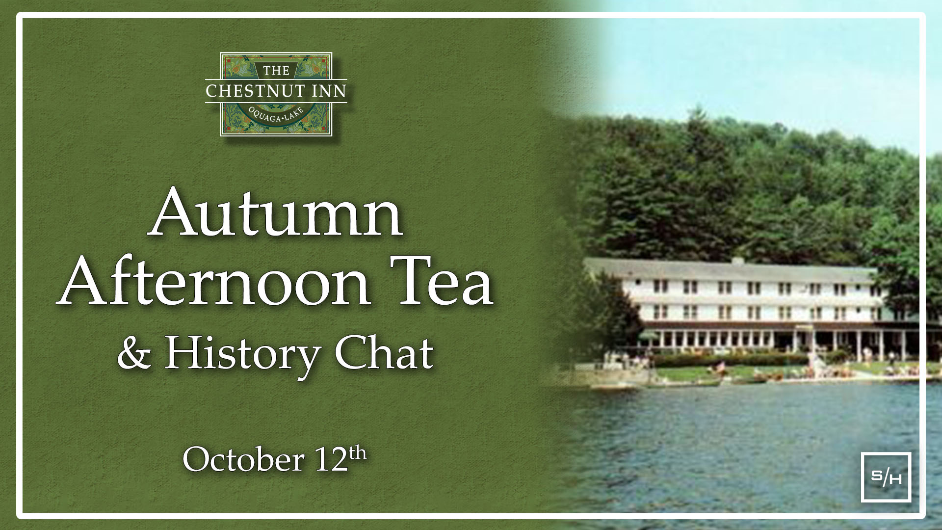 The Chestnut - 🫖 Tomorrow is Afternoon Tea & History Chat at The ...