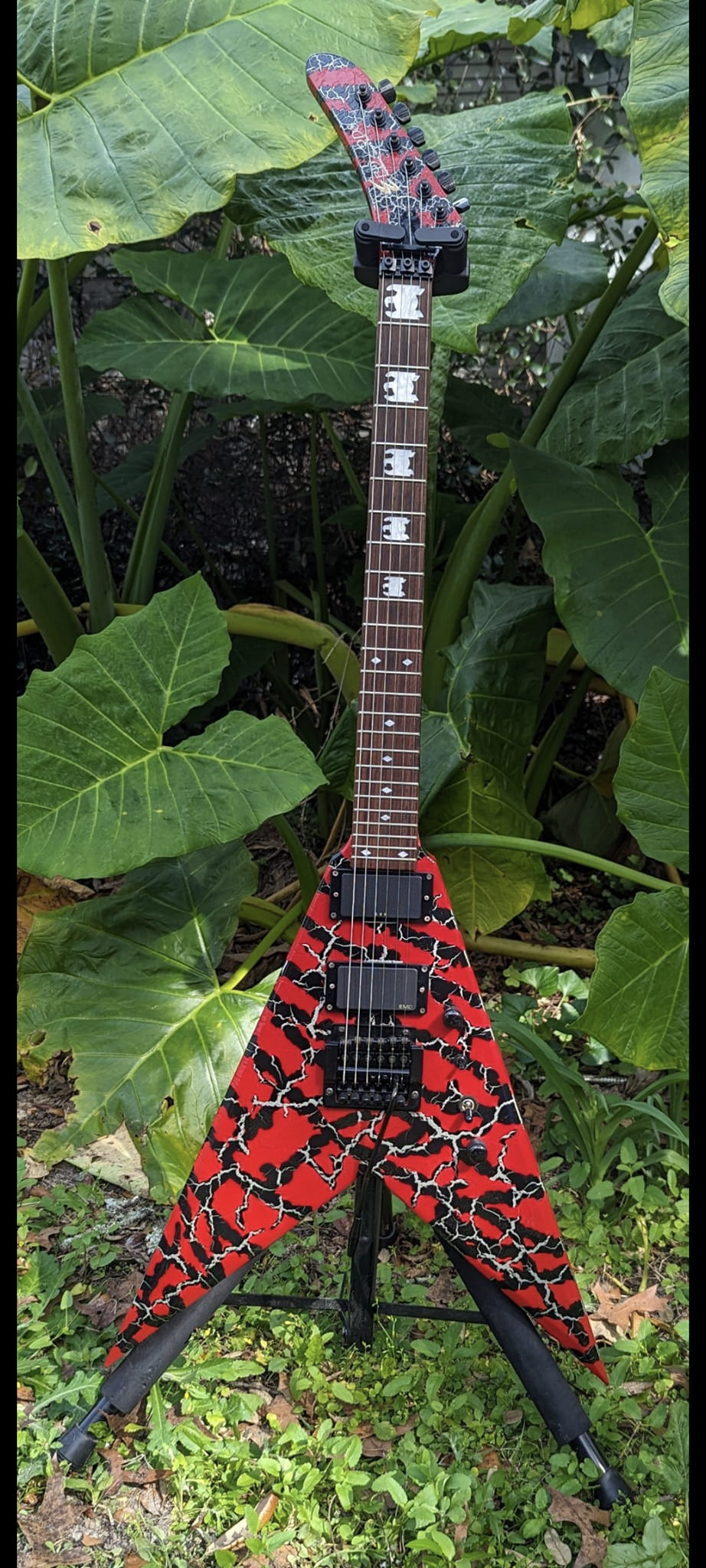 Edwards エドワーズ King V type レッド 日本製 ESP 音出し確認済み