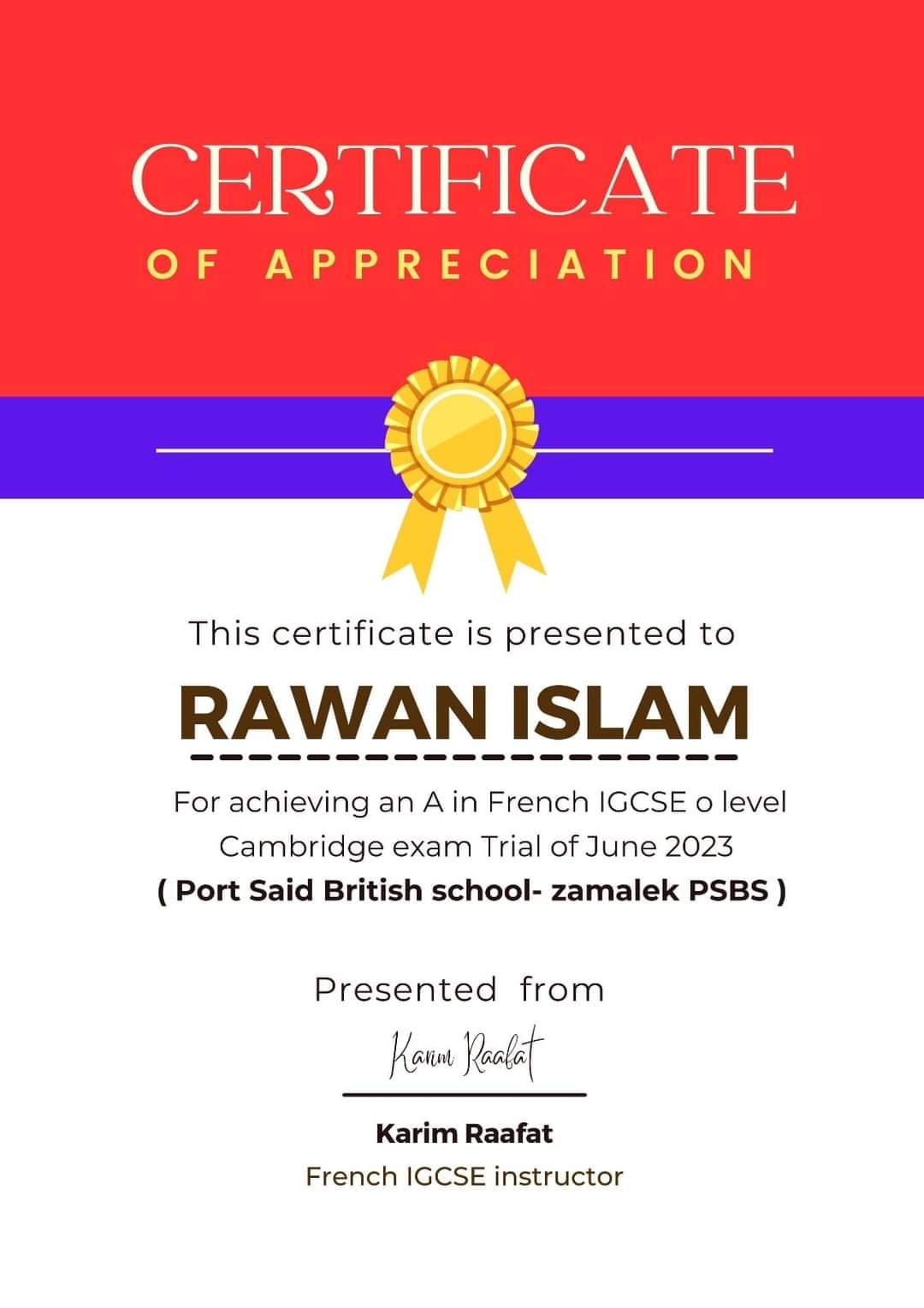 Congratulations Mr Karim Rafaat IGCSE... - IGCSE Tutor Spot
