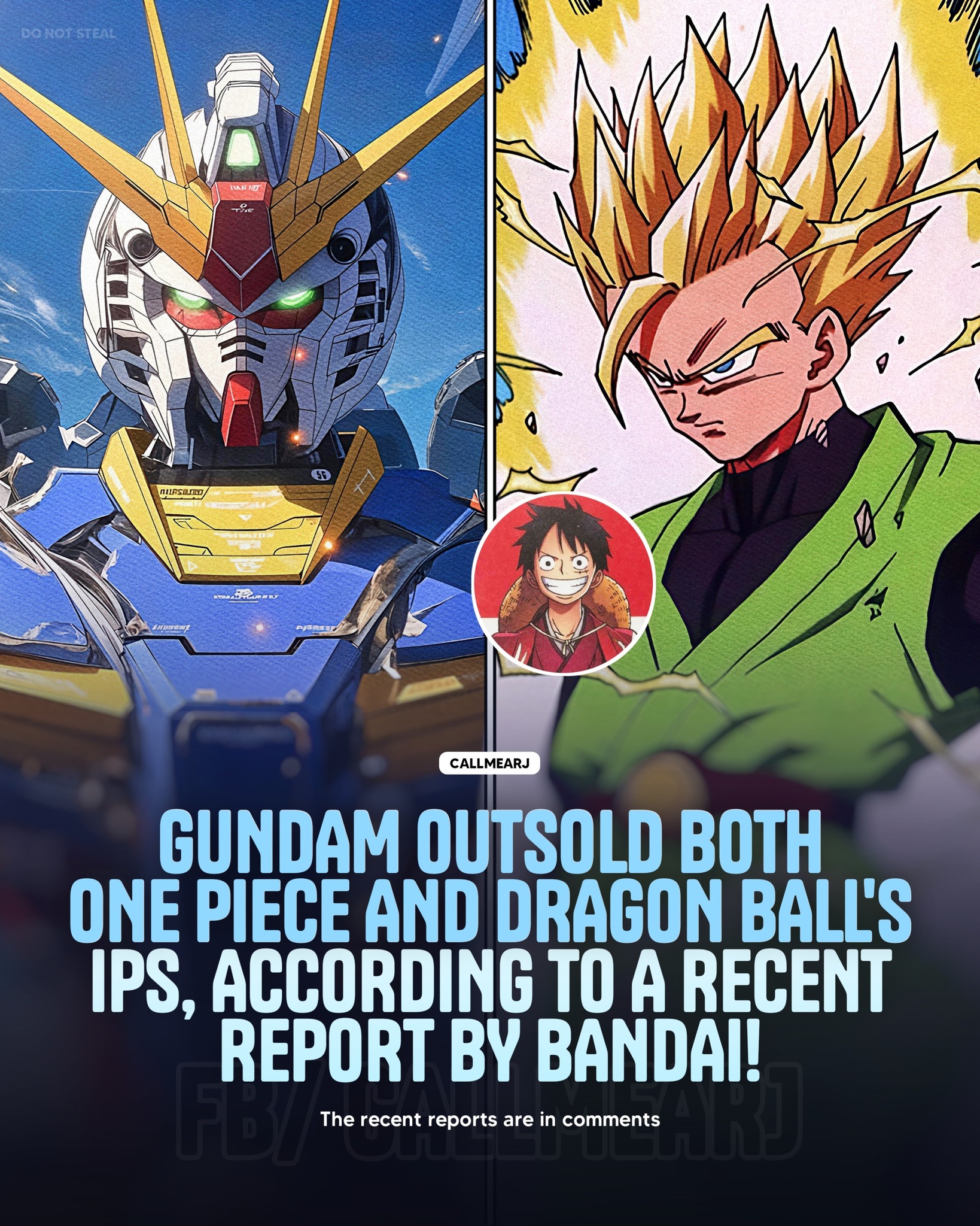 GUNDAM has officially taken the top spot, surpassing both ONE 