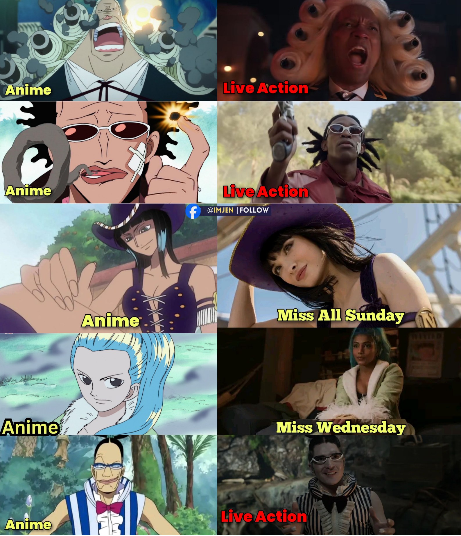 Anime❤️ o Live Action👍🏻 #onepiece好きな人と繋がりたい