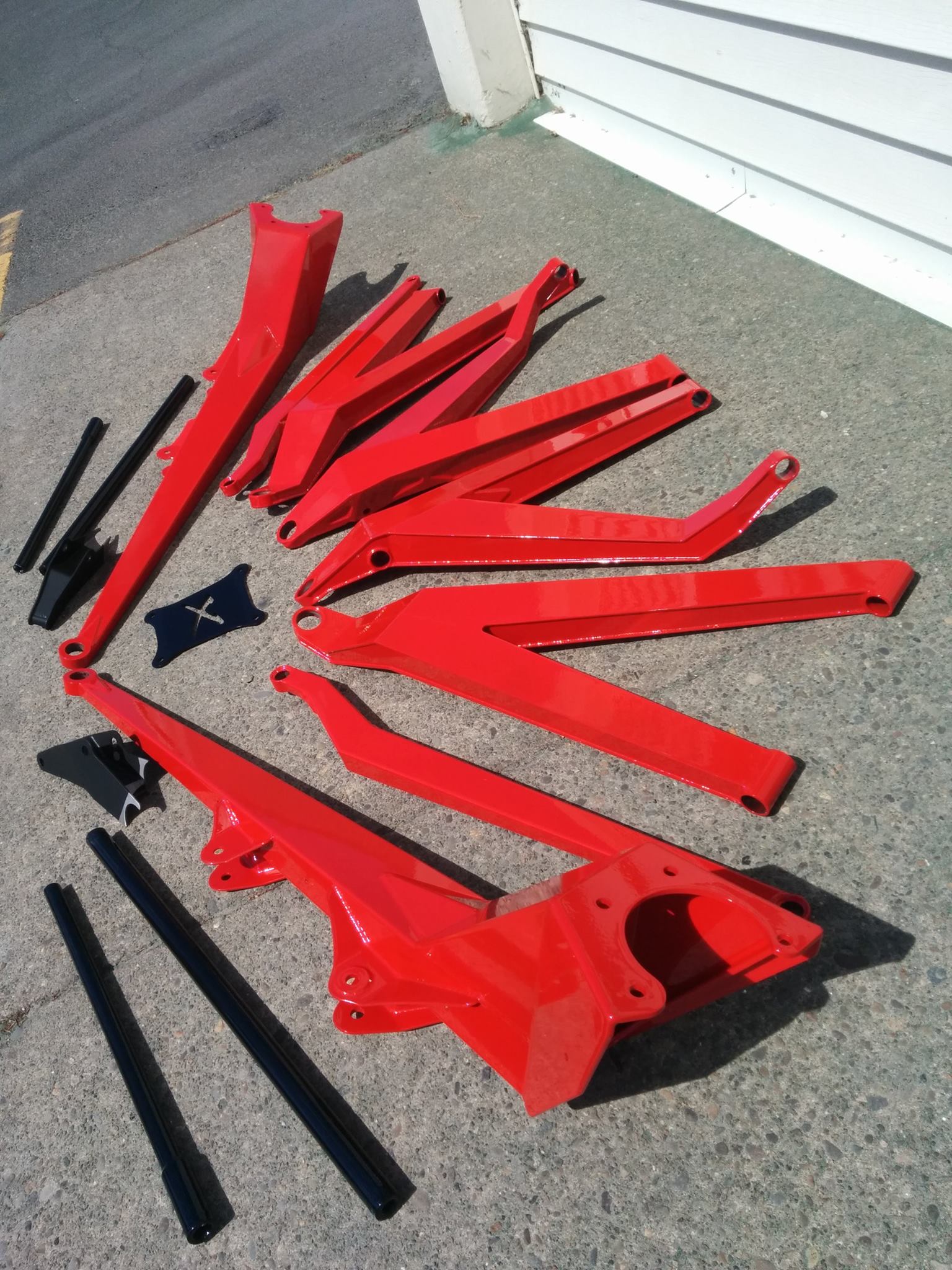 Custom Powderworks - Laser cut, chromoly, tig welded, XP 1000 ...